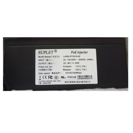 Hikvision 60W Single Port PoE Midspan Injector for PTZ Camera