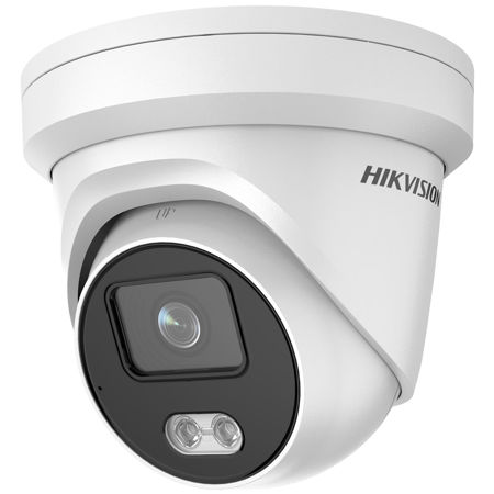 Hikvision 4MP ColorVu Fixed Turret Outdoor Network Camera with Built-In Mic