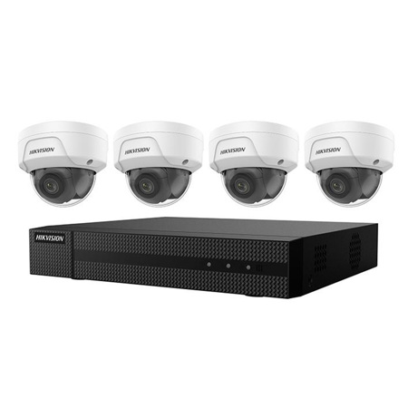 Hikvision EKI-K41D44 4K 4-Ch 1TB NVR Value Express System w/4x 4MP Dome Cameras