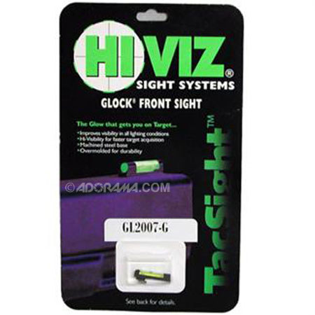 HiViz GL2007-G Green Glock Standard Front Sight
