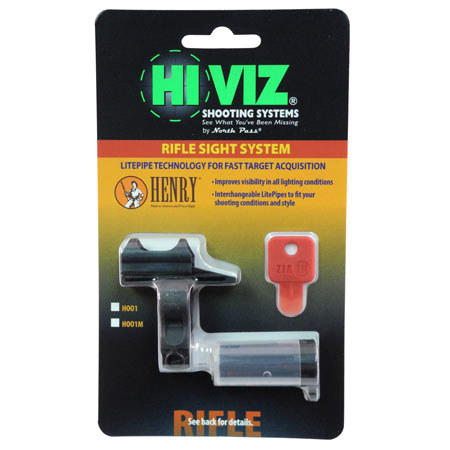 HiViz Henry's Sight for H001M .22 Mag, Interchangeable Front Sight