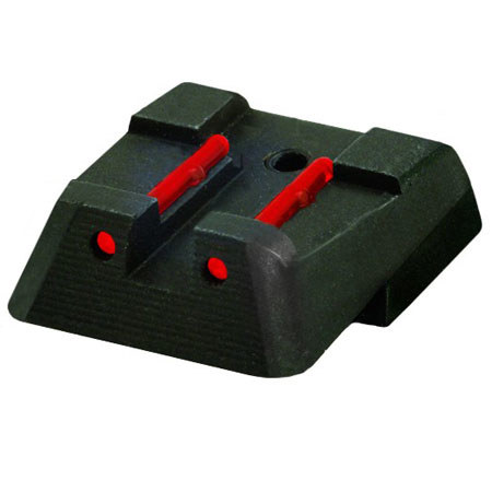 HiViz Rear Heckler and Koch Pistol Sight, Red