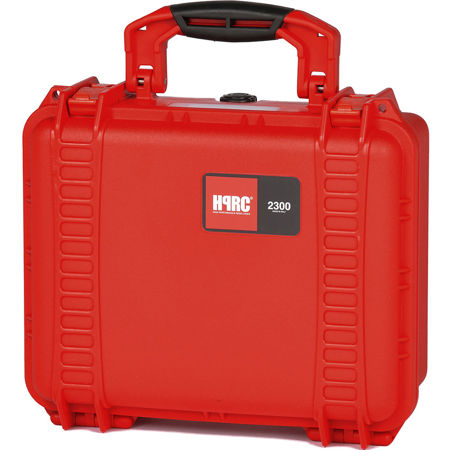 HPRC 2300 Waterproof Hard Case with Cubed Foam, Red