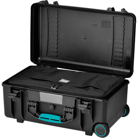 HPRC 2550 Wheeled Waterproof Hard Case with Internal Soft Case, Black