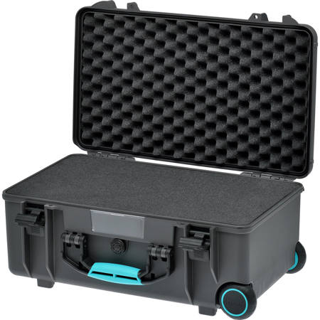 HPRC 2550 Wheeled Waterproof Hard Case with Cubed Foam, Gray