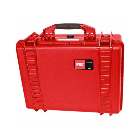 HPRC 2500 Waterproof Hard Case with Cubed Foam, Red