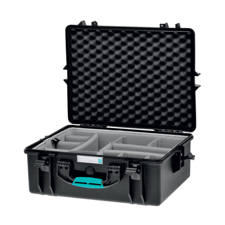 HPRC 2600 Waterproof Hard Case with Second Skin, Black