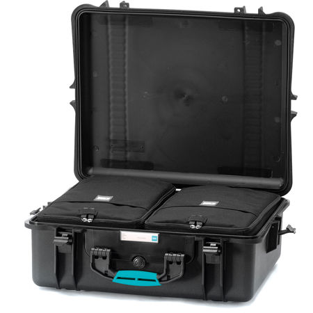 HPRC 2700 Waterproof Hard Case with 2x Internal Soft Case, Black