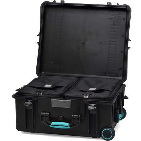 HPRC 2700 Wheeled Waterproof Hard Case with 2x Internal Soft Case, Black