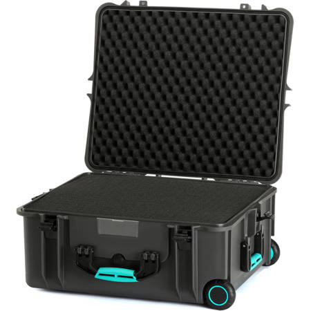 HPRC 2700 Wheeled Waterproof Hard Case with Cubed Foam, Gray