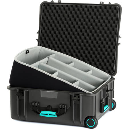 HPRC 2700 Wheeled Waterproof Hard Case with Second Skin, Gray