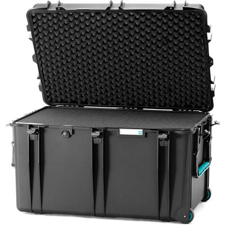 HPRC 2800 Wheeled Waterproof Hard Case with Cubed Foam, Black