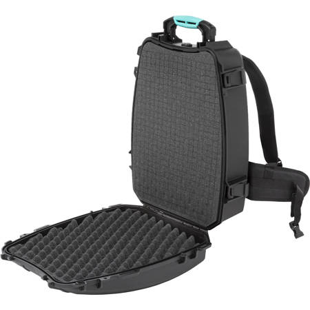 HPRC 3600 Watertight Backpack Hard Case with Cubed Foam, Black