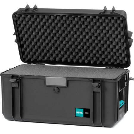 HPRC 4300 Waterproof Hard Case with Cubed Foam, Black