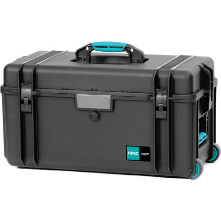HPRC 4300 Wheeled Waterproof Hard Case without Foam Insert, Black