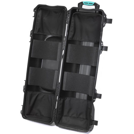 HPRC 6300 Wheeled Waterproof Hard Case with Soft Interior Kit for Tripods, Black