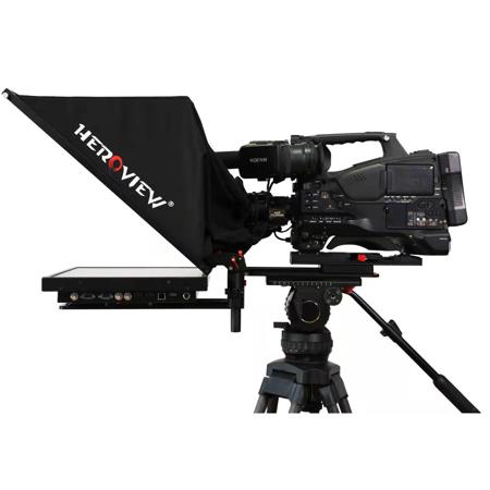HEROVIEW D Series 19" 1600 nits Studio Teleprompter, HDMI/VGA Interface