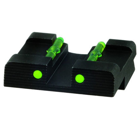HiViz Rear Springfield XD Pistol Sight, Green LitePipe