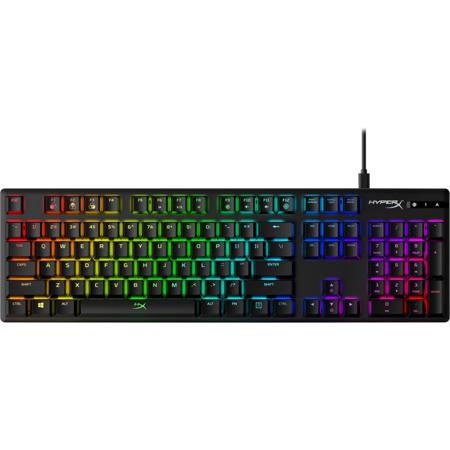 HyperX Alloy Origins RGB Wired Mechanical Gaming Keyboard, Black, Red Switch