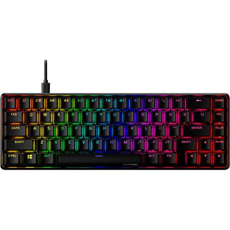 HyperX Alloy Origins 65 RGB Wired Mechanical Gaming Keyboard, Red Linear Switch