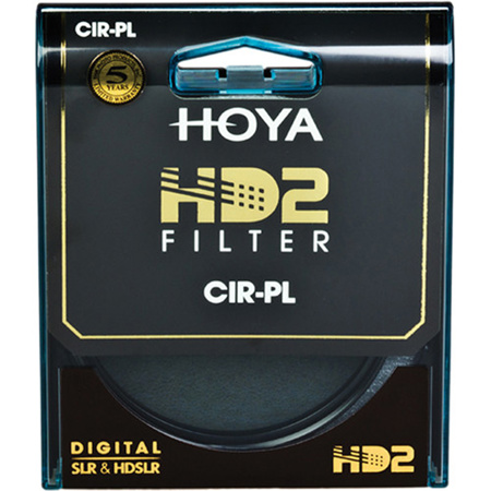 Hoya 37mm HD2 Circular Polarizer Filter - 8-layer Multi-Coated Glass Filter