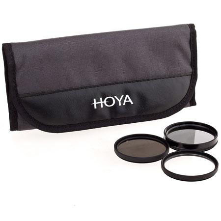 Hoya 40.5mm Digital Filter Kit with 3 Filters and Pouch