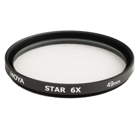 Hoya 49mm Creative Star 6X Cross Screen Glass Filter