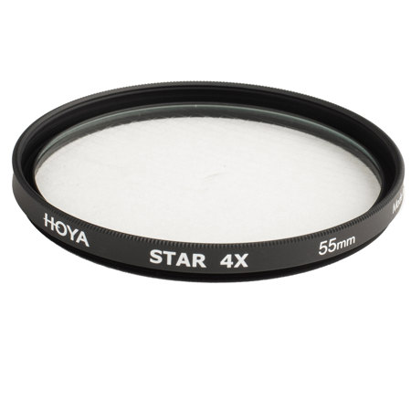 Hoya 55mm Creative Star 4X Cross Screen Glass Filter