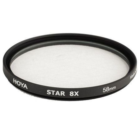 Hoya 58mm Creative Star 8X Cross Screen Glass Filter
