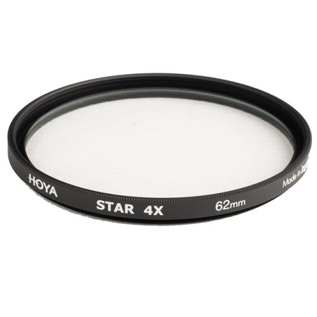 Hoya 62mm Creative Star 4X Cross Screen Glass Filter