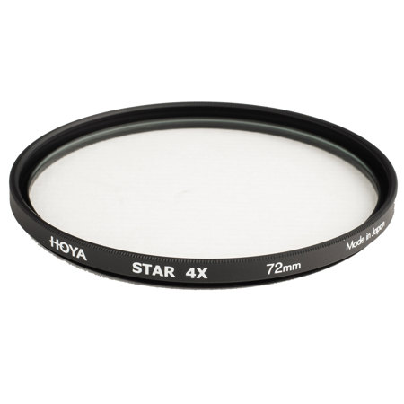 Hoya 72mm Creative Star 4X Cross Screen Glass Filter