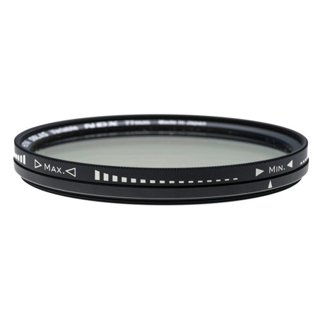Hoya SOLAS 77mm Variable Neutral Density Filter, 1.3-stops to 8.7-stops