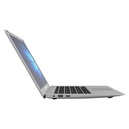Hyundai Technology Hybook 14.1" HD Notebook, N3350, 4GB, 64GB, W10H S Mode, Gray