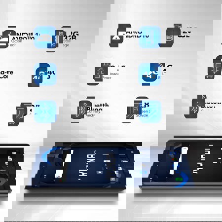 Hyundai Technology HyTab Plus 8LB1 8" 32GB Tablet, MTK8765B,2GB,Android 10,Black