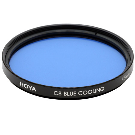 Hoya 46mm C8 Blue Cooling Color Conversion Multi-Coated Glass Filter