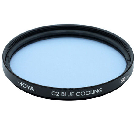 Hoya 55mm C2 Blue Cooling Color Correction Multi-Coated Glass Filter