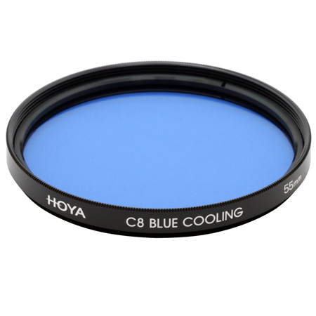 Hoya 55mm C8 Blue Cooling Color Conversion Multi-Coated Glass Filter