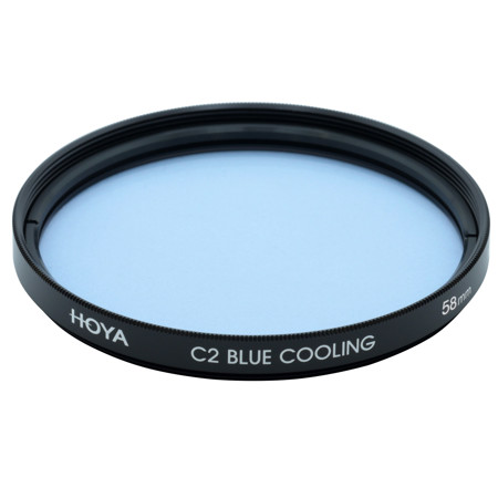 Hoya 58mm C2 Blue Cooling Color Correction Multi-Coated Glass Filter