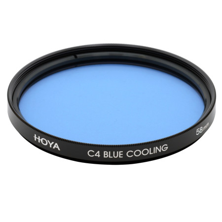Hoya 58mm C4 Blue Cooling Color Correction Multi-Coated Glass Filter