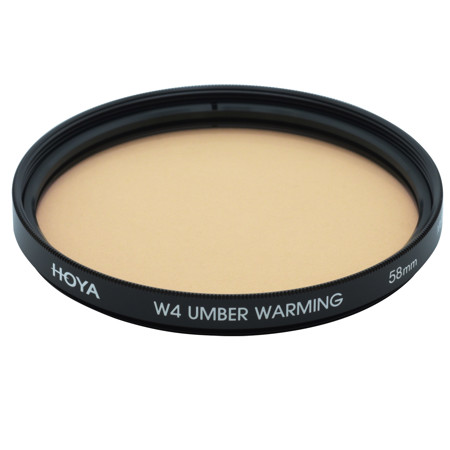 Hoya 58mm W4 Umber Warming Color Correction Multi-Coated Glass Filter