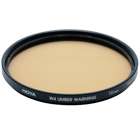 Hoya 72mm W4 Umber Warming Color Correction Multi-Coated Glass Filter