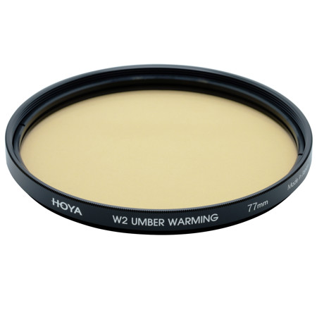 Hoya 77mm W2 Umber Warming Color Correction Multi-Coated Glass Filter