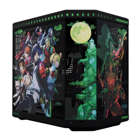 HYTE Y70 Persona 3 Reload Official Licensed Dual Chamber Modern Aesthetic Panoramic Tempered Glass E-ATX Mid-Tower Computer Case, Black