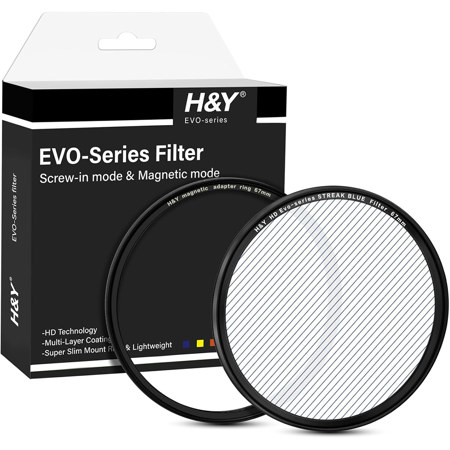 H&Y HD EVO-Series Magnetic Streak Effect Filter Blue 67mm