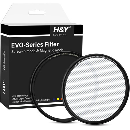 H&Y HD EVO-Series Magnetic Streak Effect Filter Blue 95mm