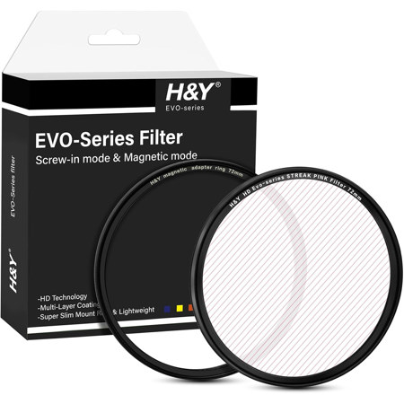 H&Y HD EVO-Series Magnetic Streak Effect Filter Pink 72mm