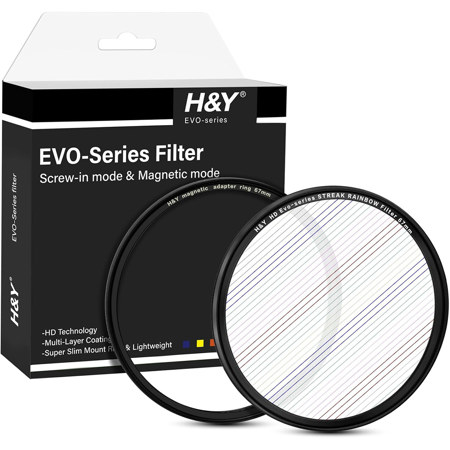 H&Y HD EVO-Series Magnetic Streak Effect Filter Rainbow 67mm