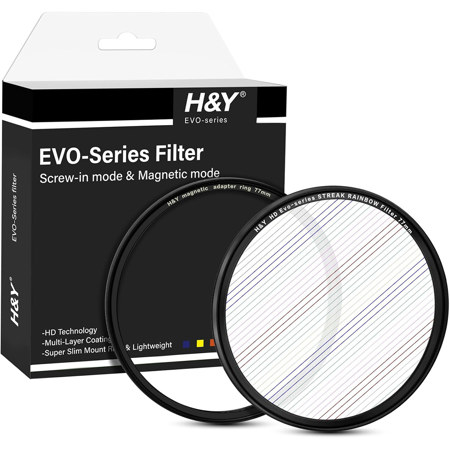 H&Y HD EVO-Series Magnetic Streak Effect Filter Rainbow 77mm