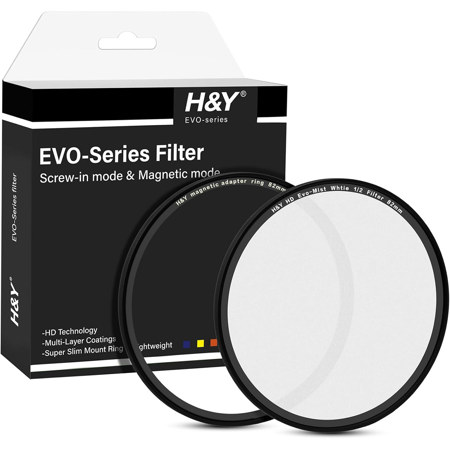 H&Y HD EVO-Series Magnetic White Mist Filter 1/2 82mm