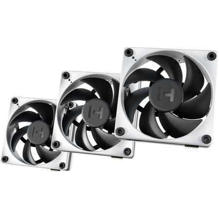 HYTE THICC FP12 120mm Fan, 3-Pack, White